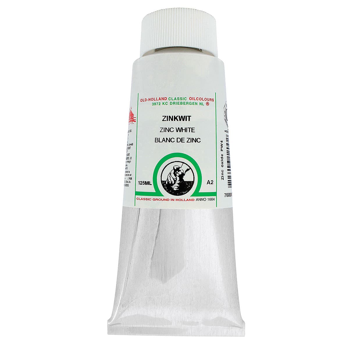 Old Holland Classic Oil Color - Zinc White, 125 ml tube