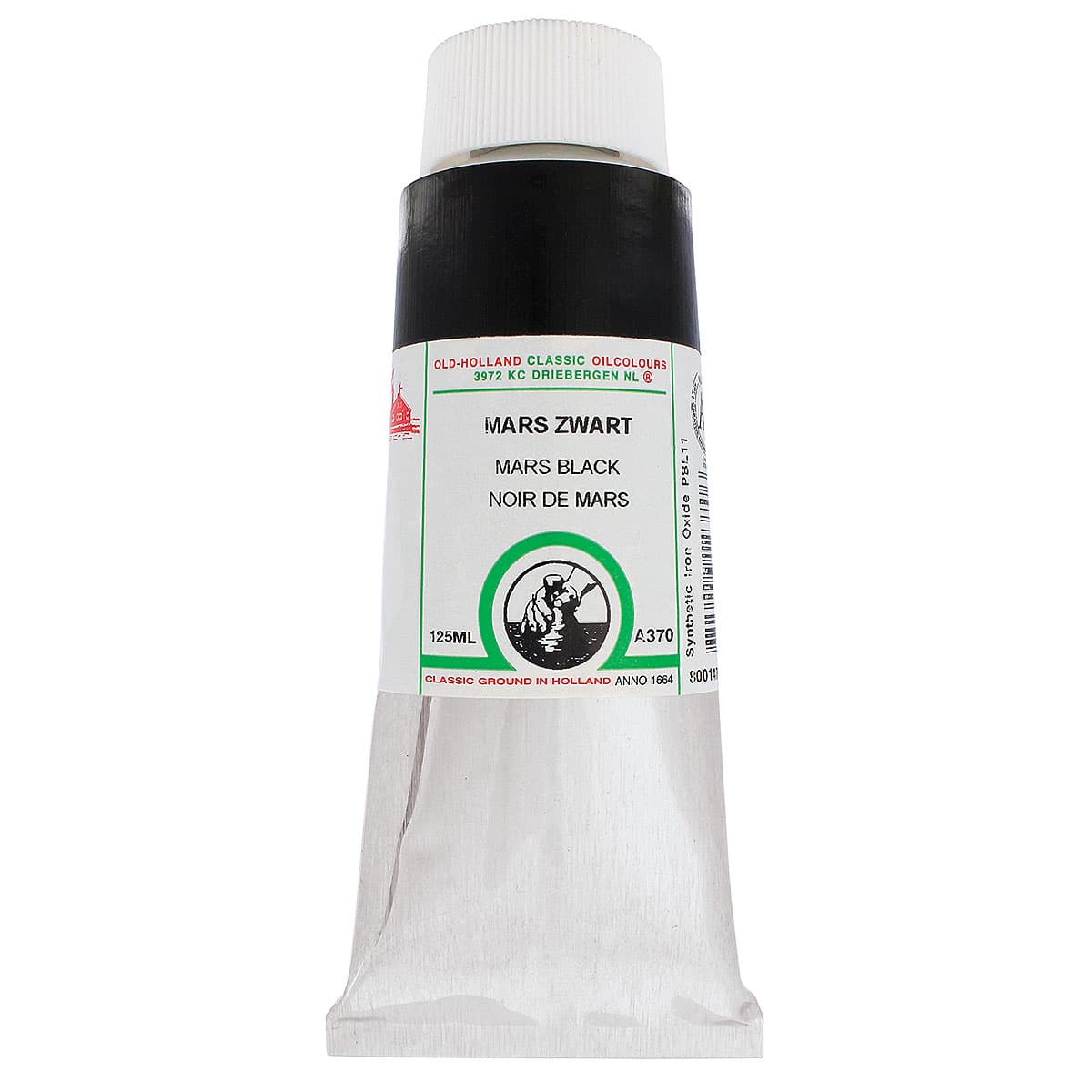 Old Holland Classic Oil Colors - Mars Black, 125 ml tube