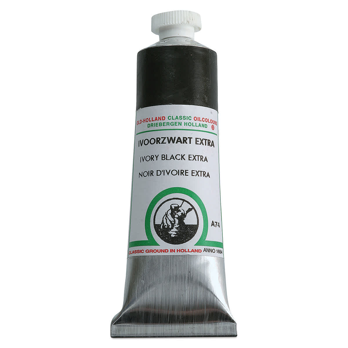 Old Holland Classic Oil Color - Ivory Black Extra, 40 ml tube