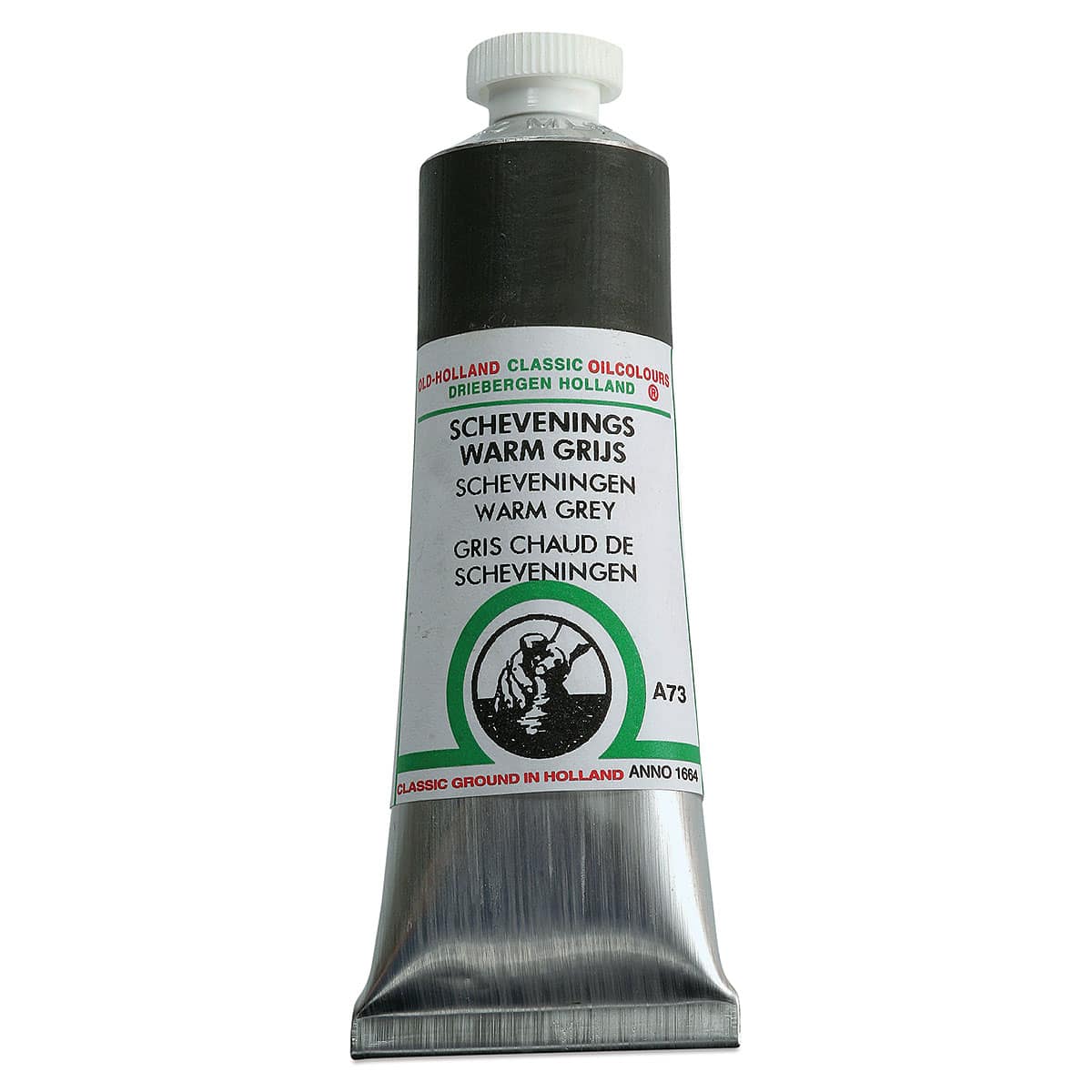 Old Holland Classic Oil Color - Scheveningen Warm Grey, 40 ml tube