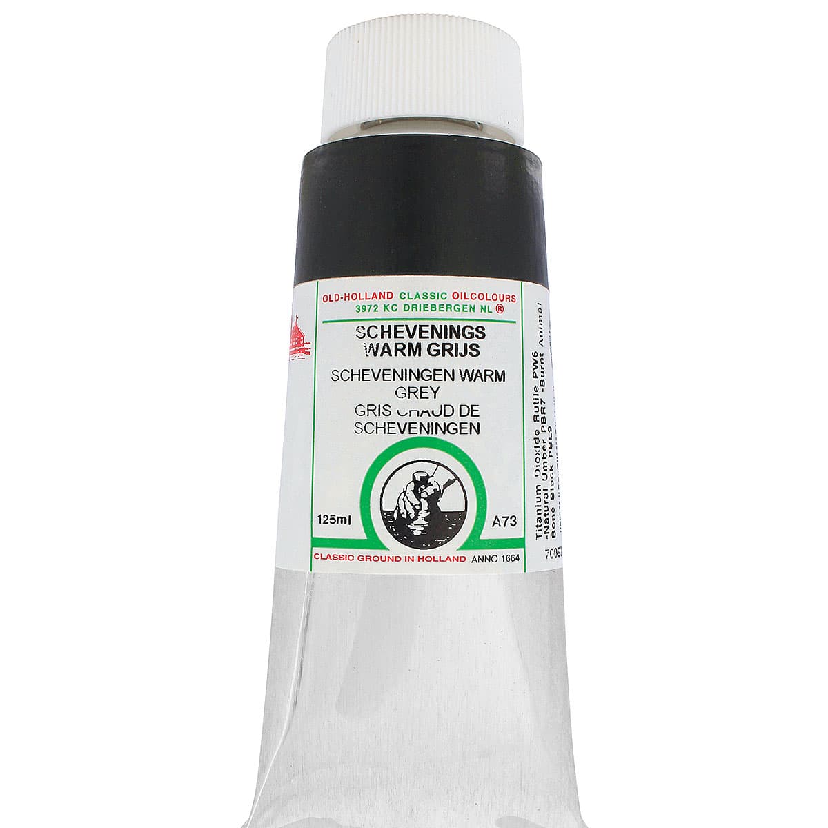 Old Holland Classic Oil Color - Scheveningen Warm Grey, 125 ml tube