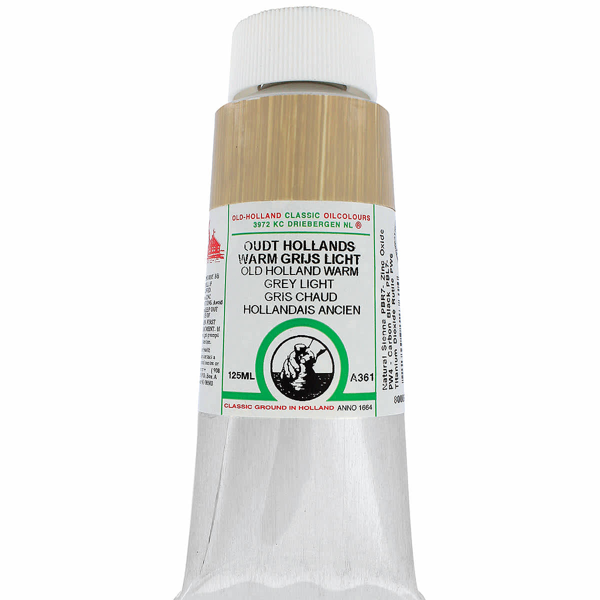 Old Holland Classic Oil Colors - Old Holland Warm Grey Light, 125 ml tube