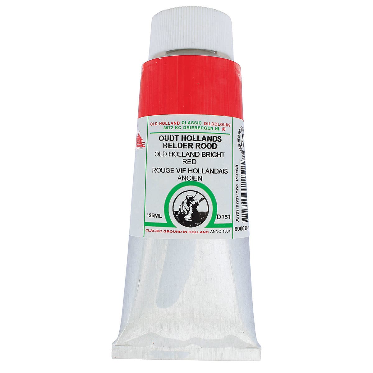 Old Holland Classic Oil Color - Old Holland Bright Red, 125 ml tube