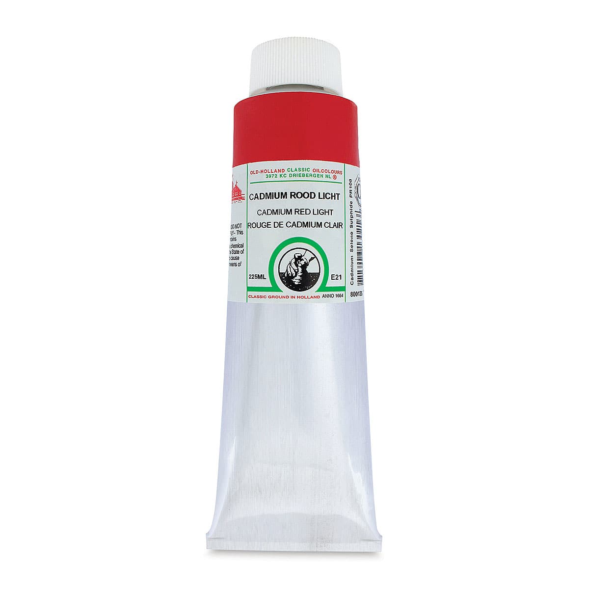 Old Holland Classic Oil Colors - Cadmium Red Light, 225 ml tube