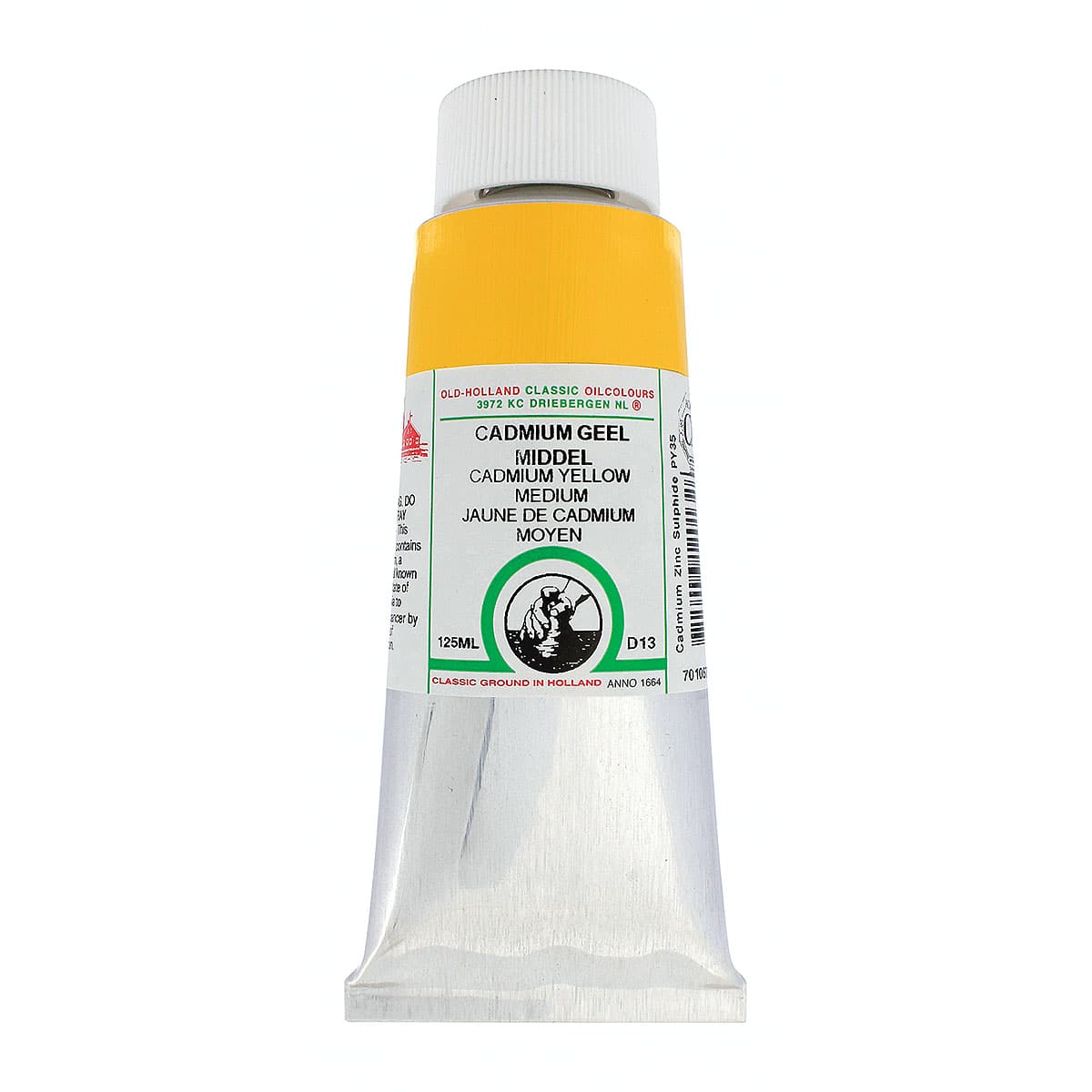 Old Holland Classic Oil Color - Cadmium Yellow Medium, 125 ml tube