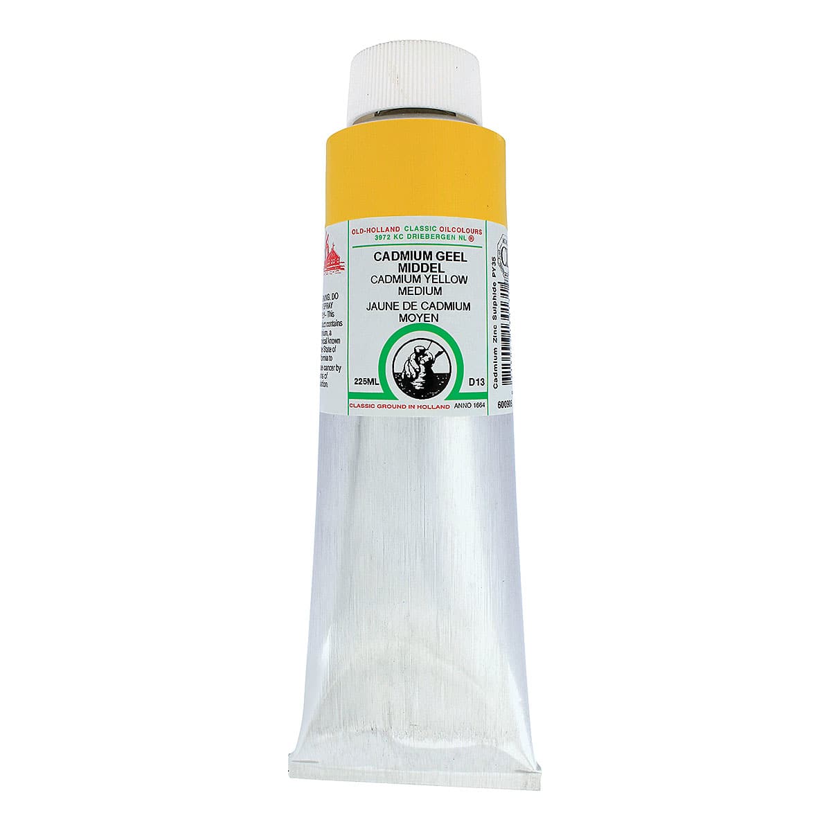 Old Holland Classic Oil Colors - Cadmium Yellow Medium, 225 ml tube
