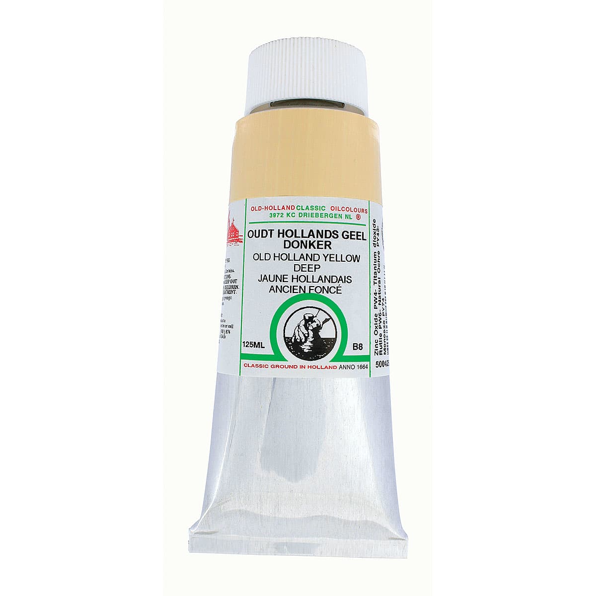 Old Holland Classic Oil Color - Old Holland Yellow Deep, 125 ml tube