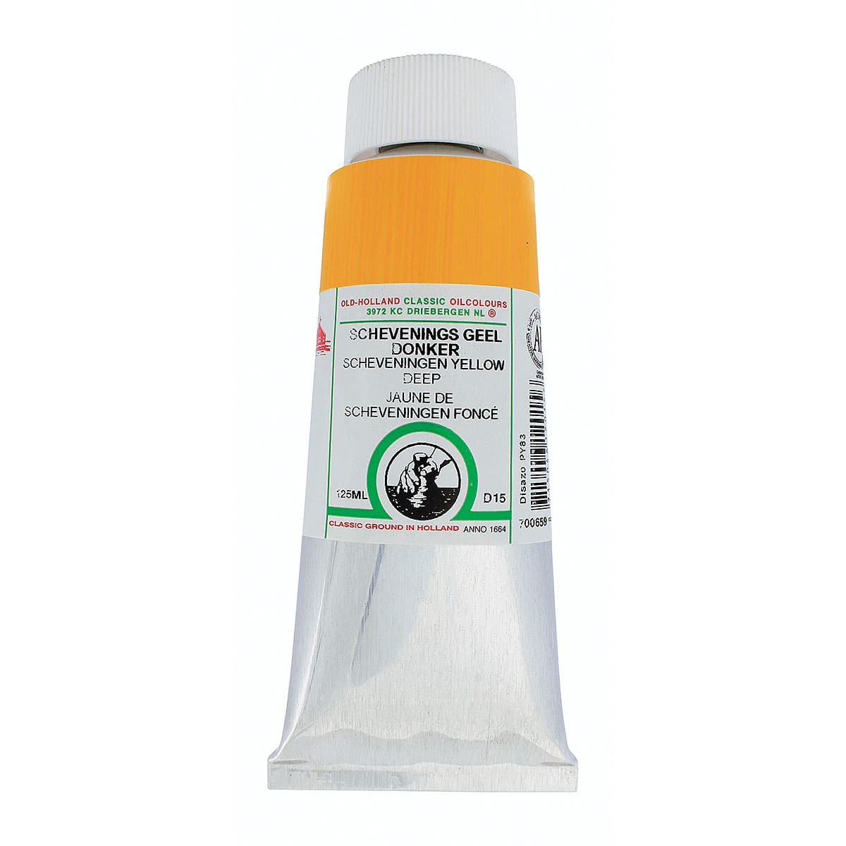Old Holland Classic Oil Color - Scheveningen Yellow Deep, 125 ml tube