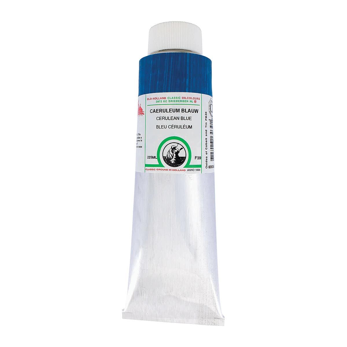 Old Holland Classic Oil Colors - Cerulean Blue, 225 ml tube
