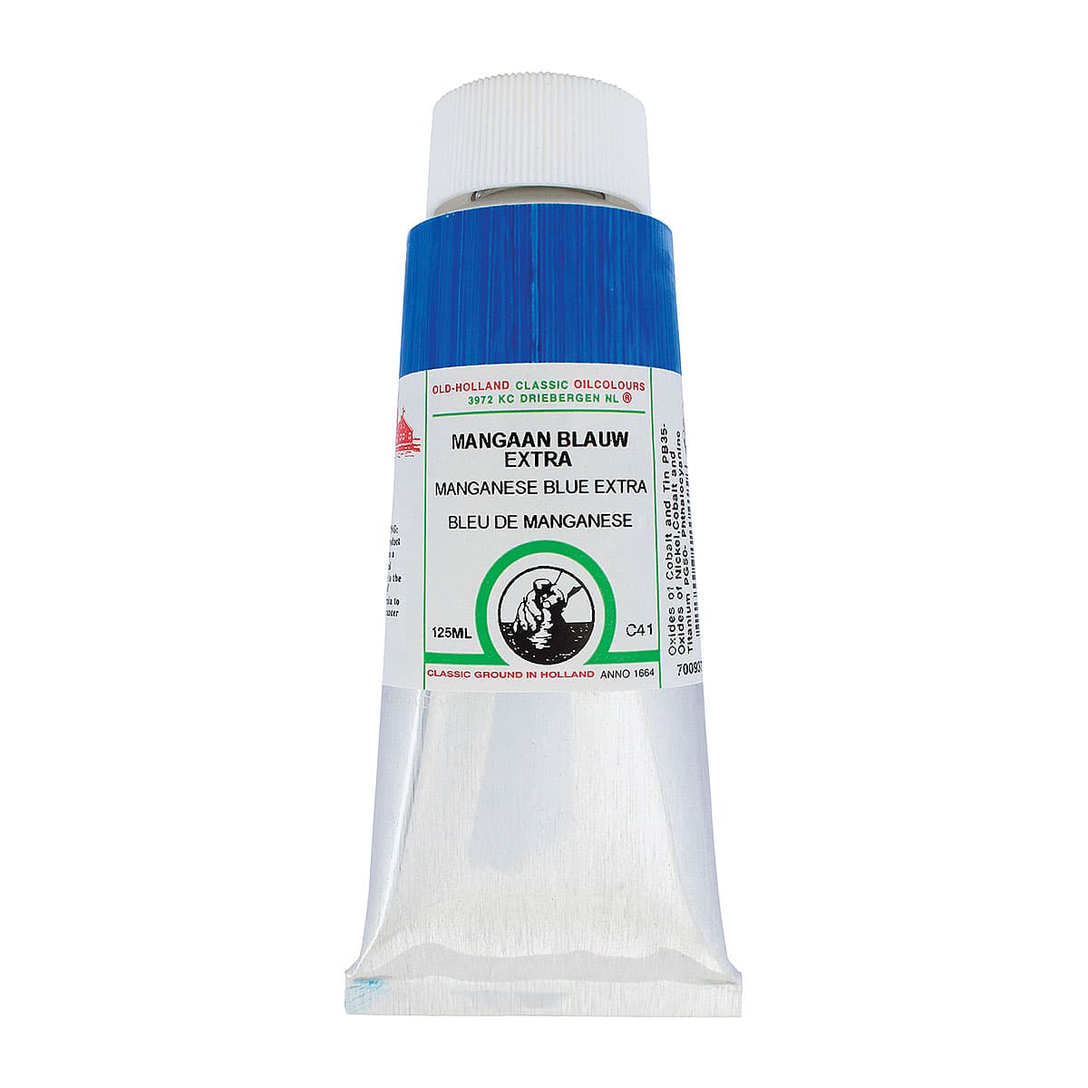 Old Holland Classic Oil Color - Manganese Blue Extra, 125 ml tube
