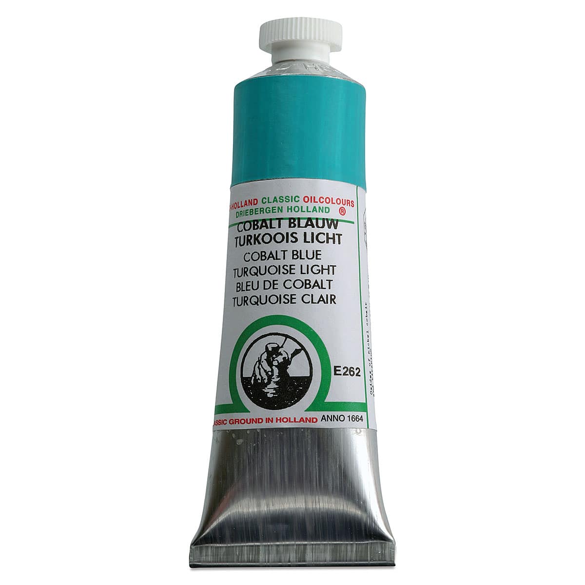 Old Holland Classic Oil Color - Cobalt Blue Turquoise Light, 40 ml tube