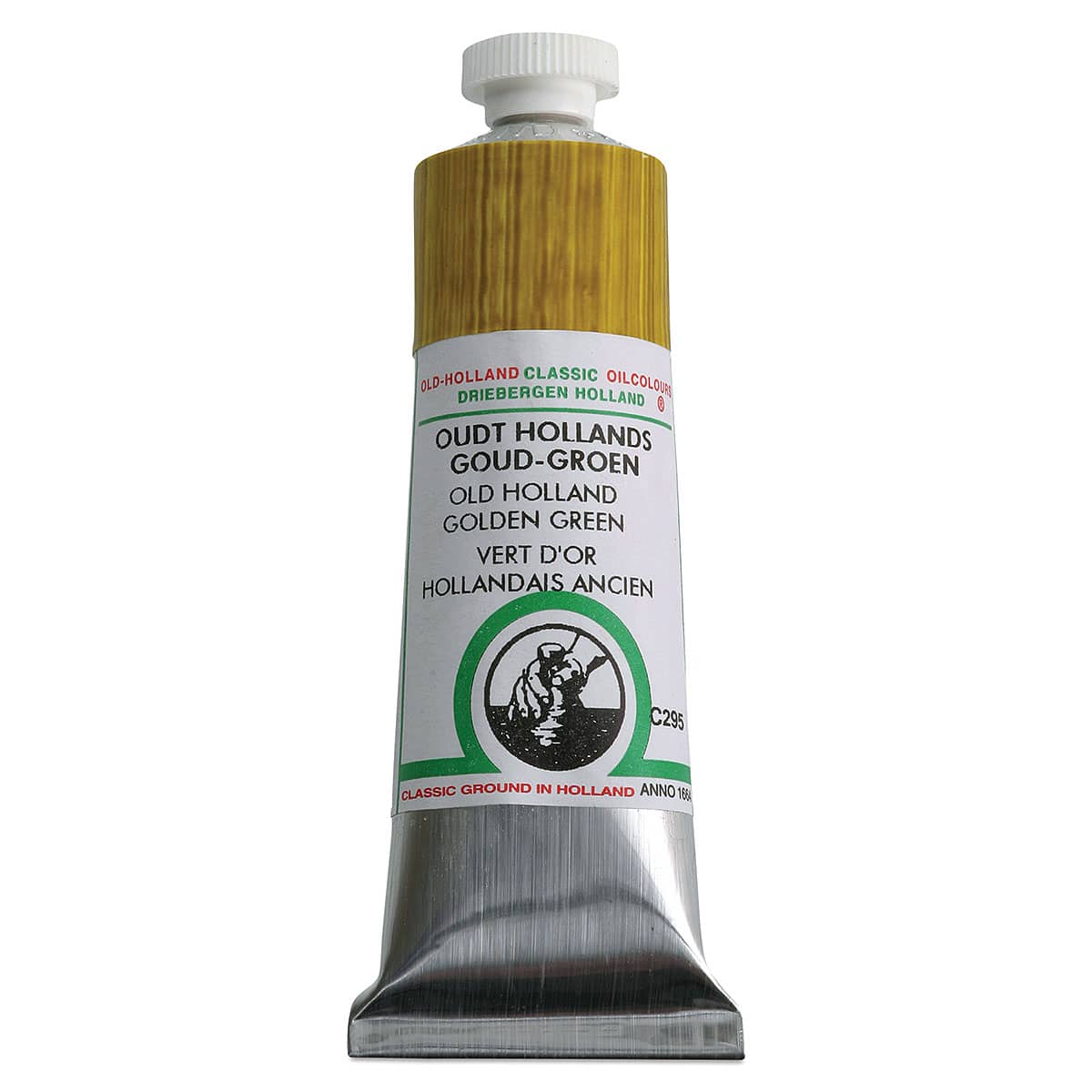 Old Holland Classic Oil Color - Old Holland Golden Green, 40 ml tube