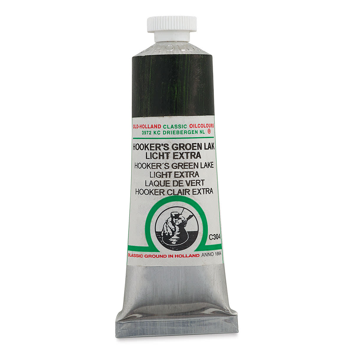 Old Holland Classic Oil Color - Hooker's Green Lake Light Extra, 40 ml tube
