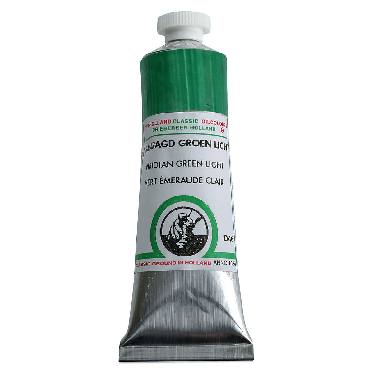 Old Holland Classic Oil Color - Viridian Green Light, 40 ml tube