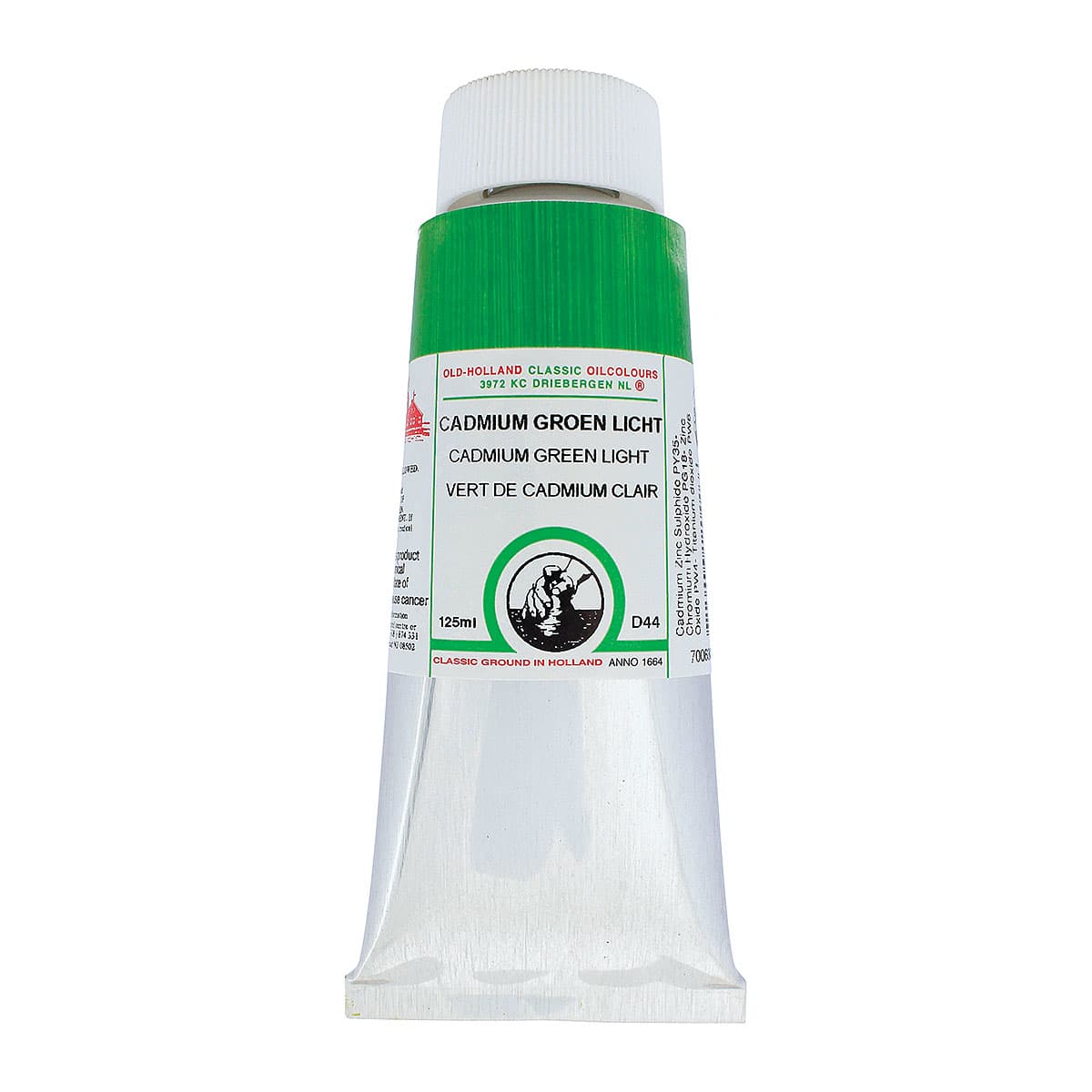 Old Holland Classic Oil Color - Cadmium Green Light, 125 ml tube
