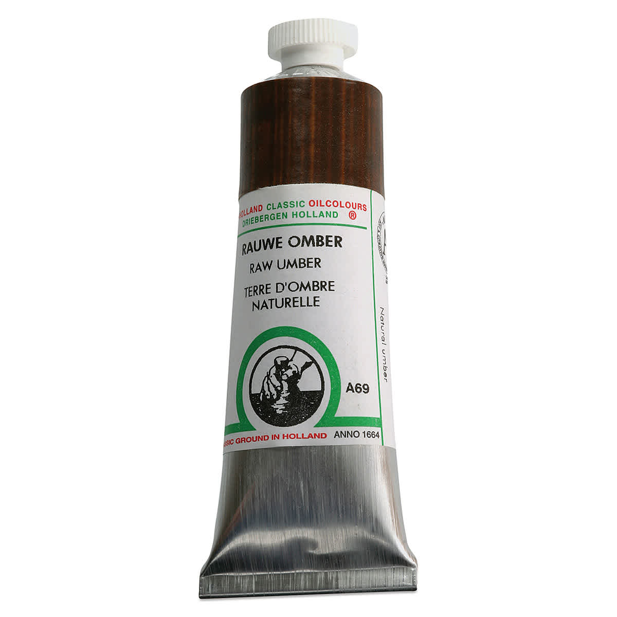 Old Holland Classic Oil Color - Raw Umber, 40 ml tube