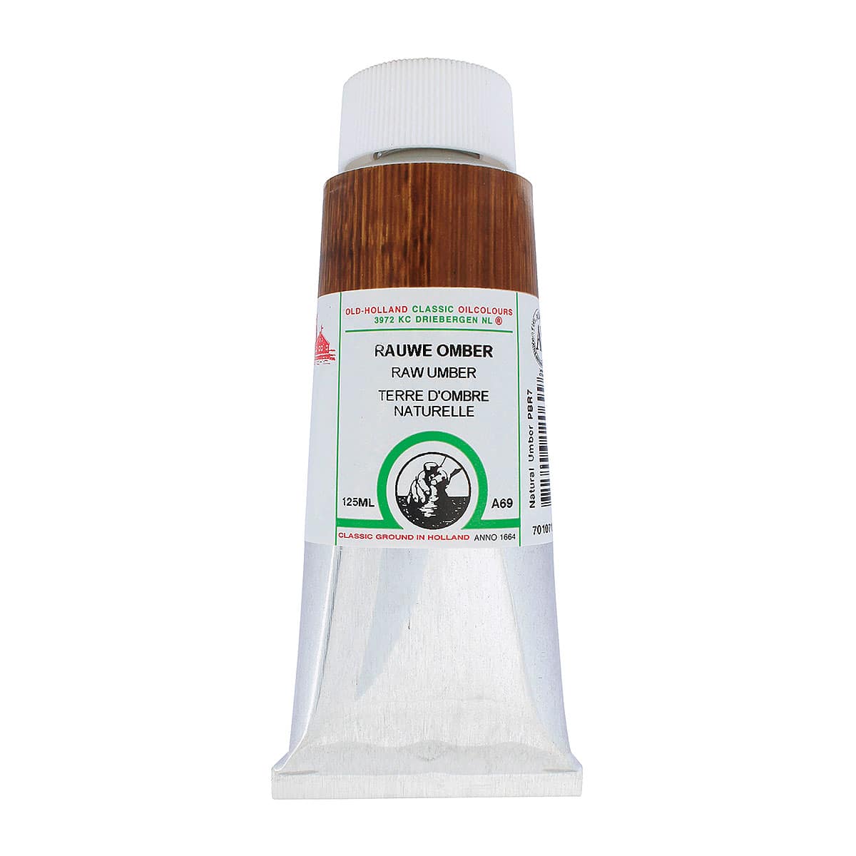 Old Holland Classic Oil Color - Raw Umber, 125 ml tube