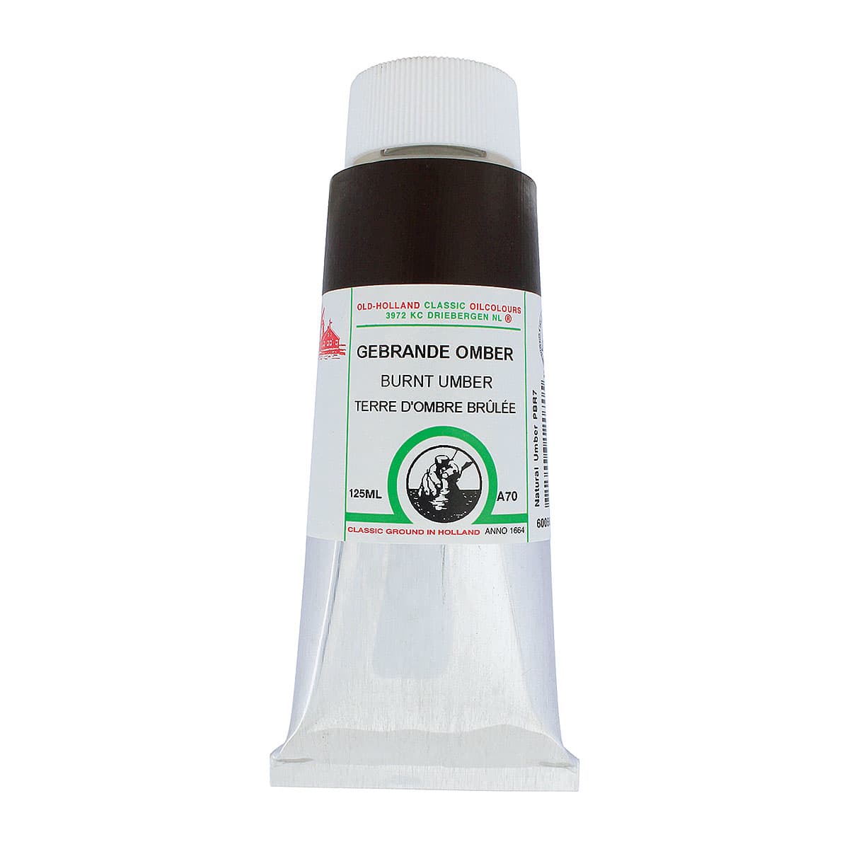 Old Holland Classic Oil Color - Burnt Umber, 125 ml tube