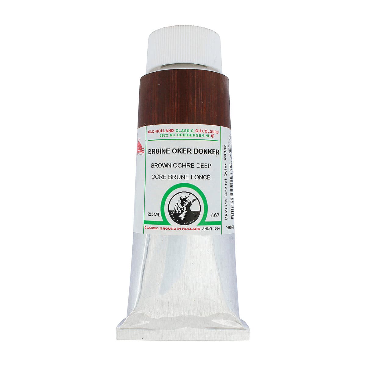 Old Holland Classic Oil Color - Brown Ochre Deep, 125 ml tube