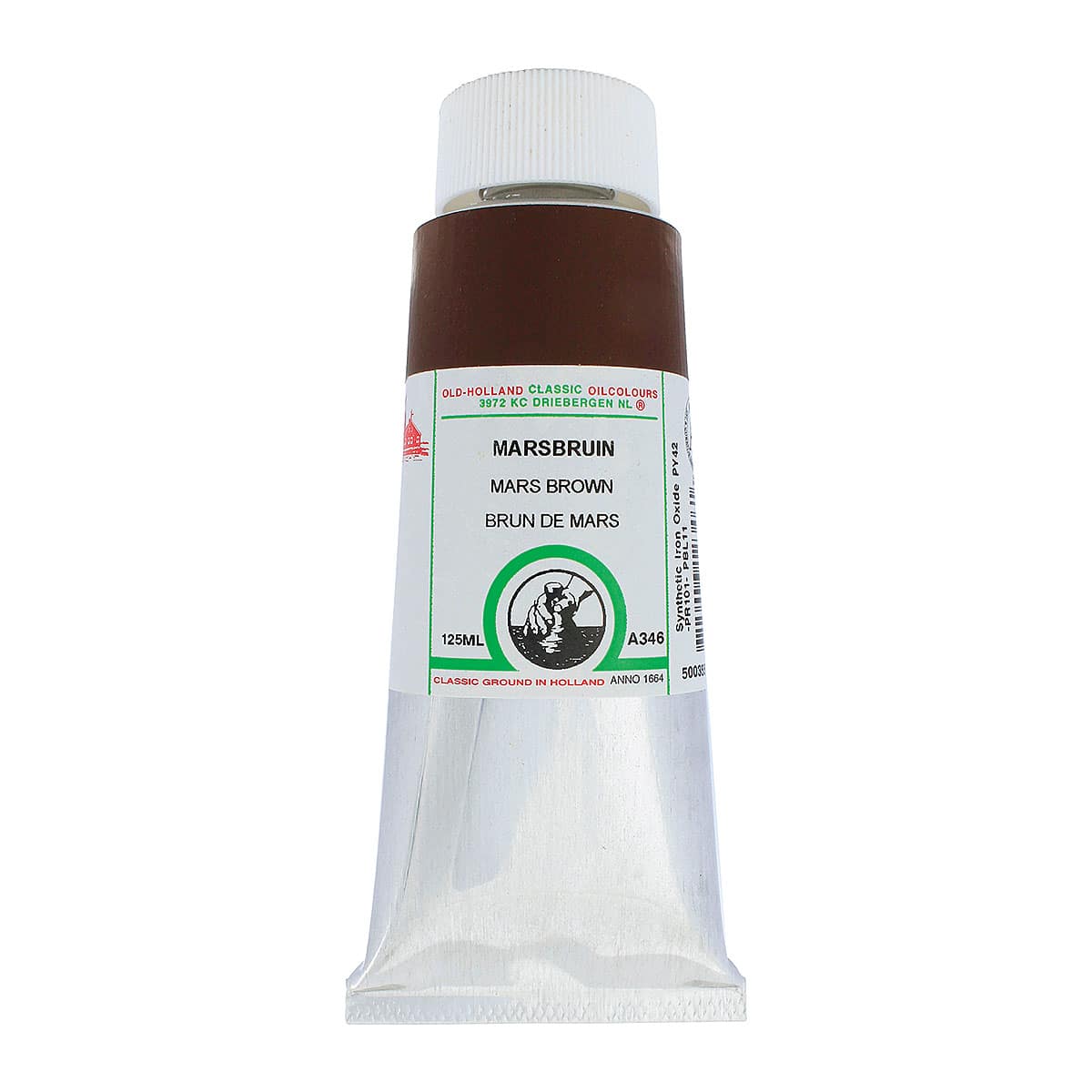 Old Holland Classic Oil Color - Mars Brown, 125 ml tube