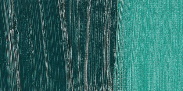 Old Holland Classic Oil Paint - Viridian Green Deep swatch