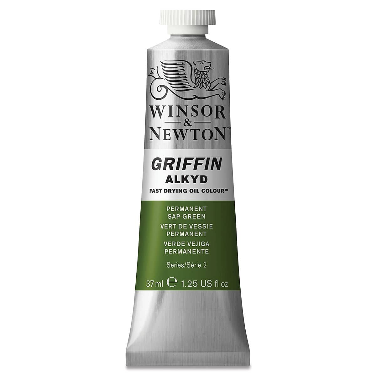 Winsor & Newton Griffin Alkyds - Permanent Sap Green, 37 ml tube