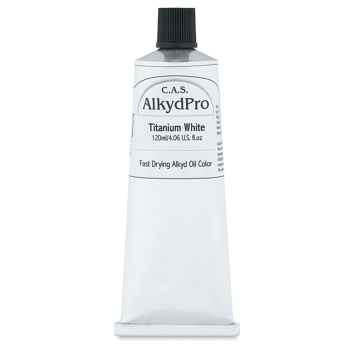 CAS AlkydPro Fast-Drying Alkyd Oil Color - Titanium White, 120 ml tube