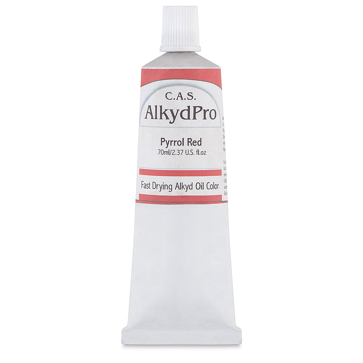 CAS AlkydPro Fast-Drying Alkyd Oil Color - Pyrrol Red, 70 ml tube