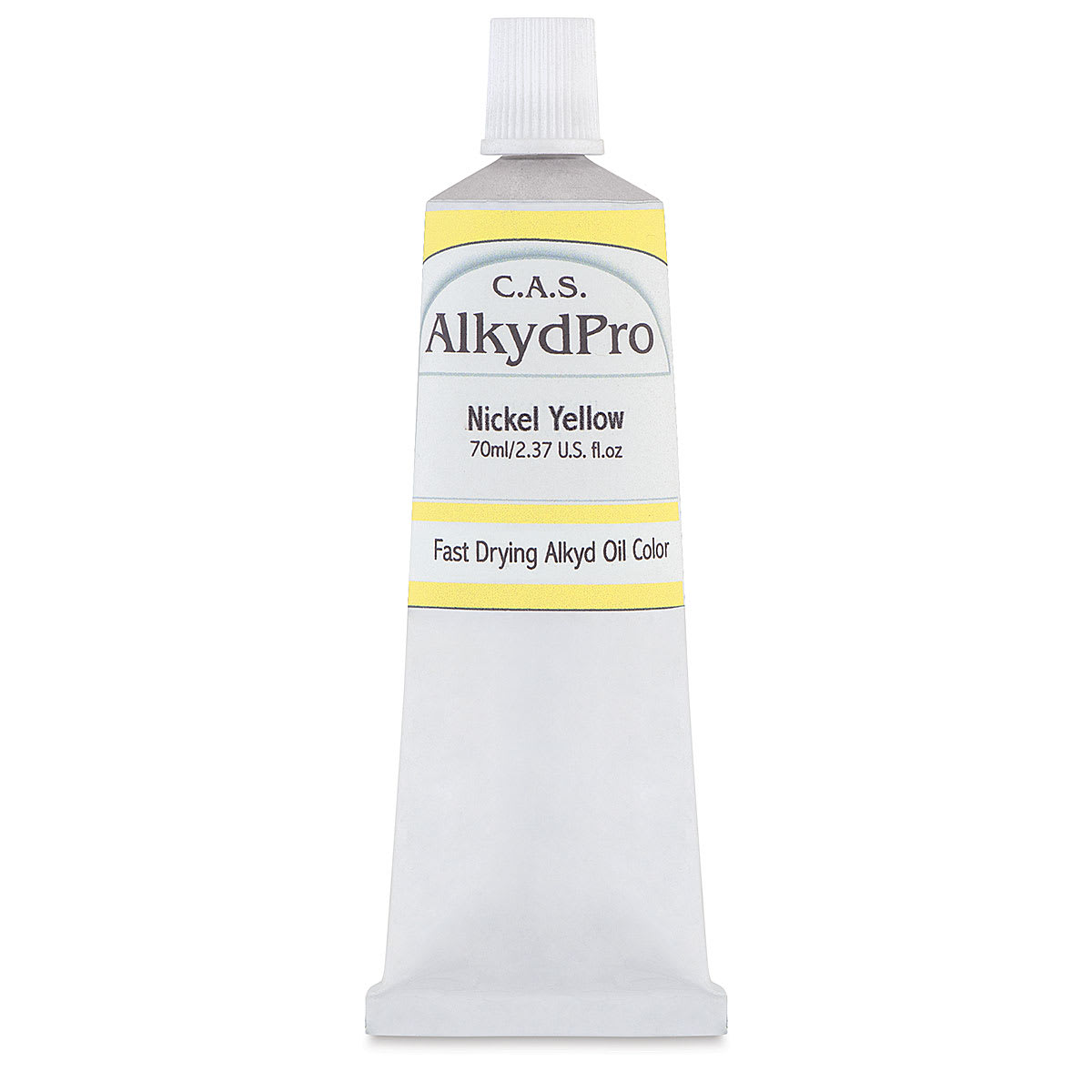 CAS AlkydPro Fast-Drying Alkyd Oil Color - Nickel Yellow, 70 ml tube