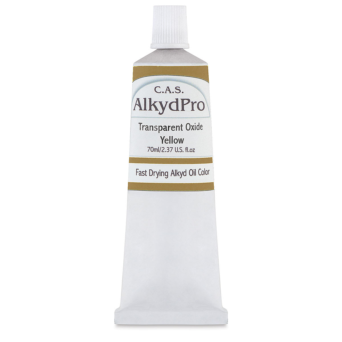 CAS AlkydPro Fast-Drying Alkyd Oil Color - Transparent Oxide Yellow, 70 ml tube