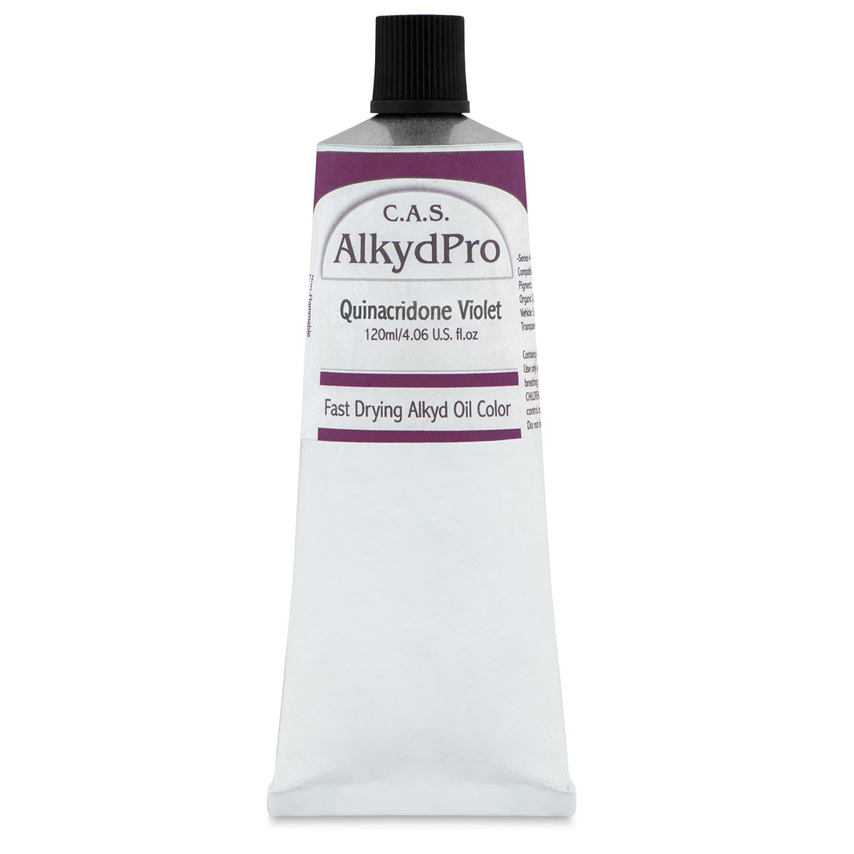 CAS AlkydPro Fast-Drying Alkyd Oil Color - Quinacridone Violet, 120 ml tube