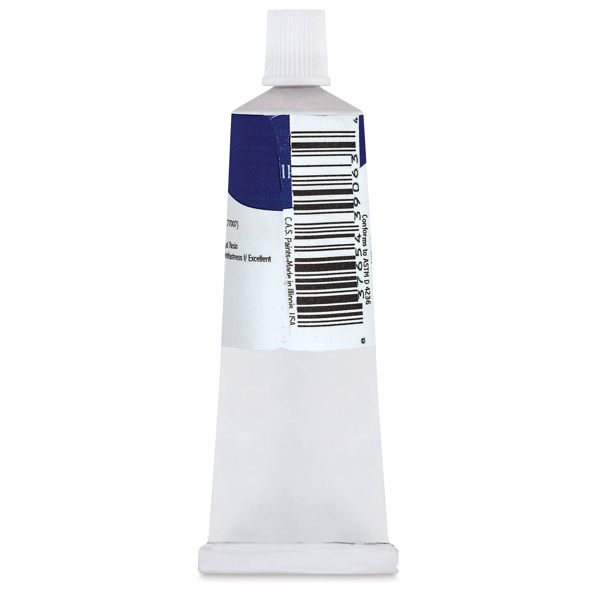 CAS AlkydPro Fast-Drying Alkyd Oil Color - Ultramarine Violet, 70 ml tube back