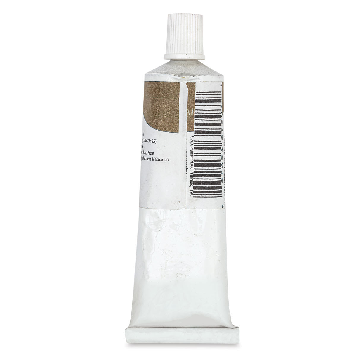 CAS AlkydPro Fast-Drying Alkyd Oil Color - Burnt Sienna, 70 ml tube back