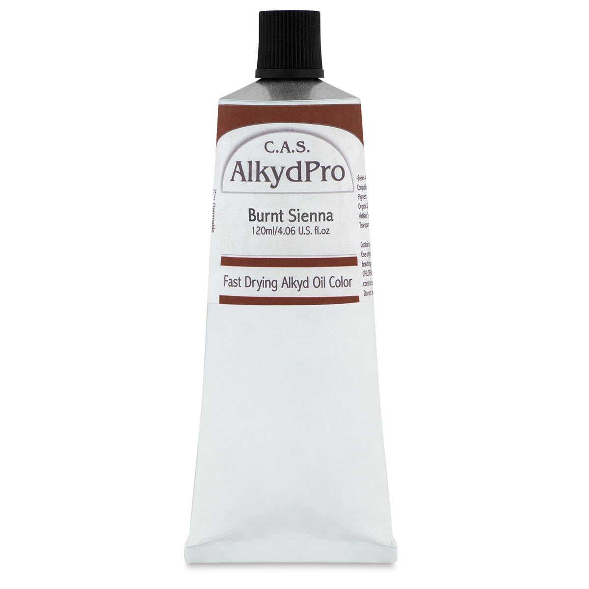CAS AlkydPro Fast-Drying Alkyd Oil Color - Burnt Sienna, 120 ml tube