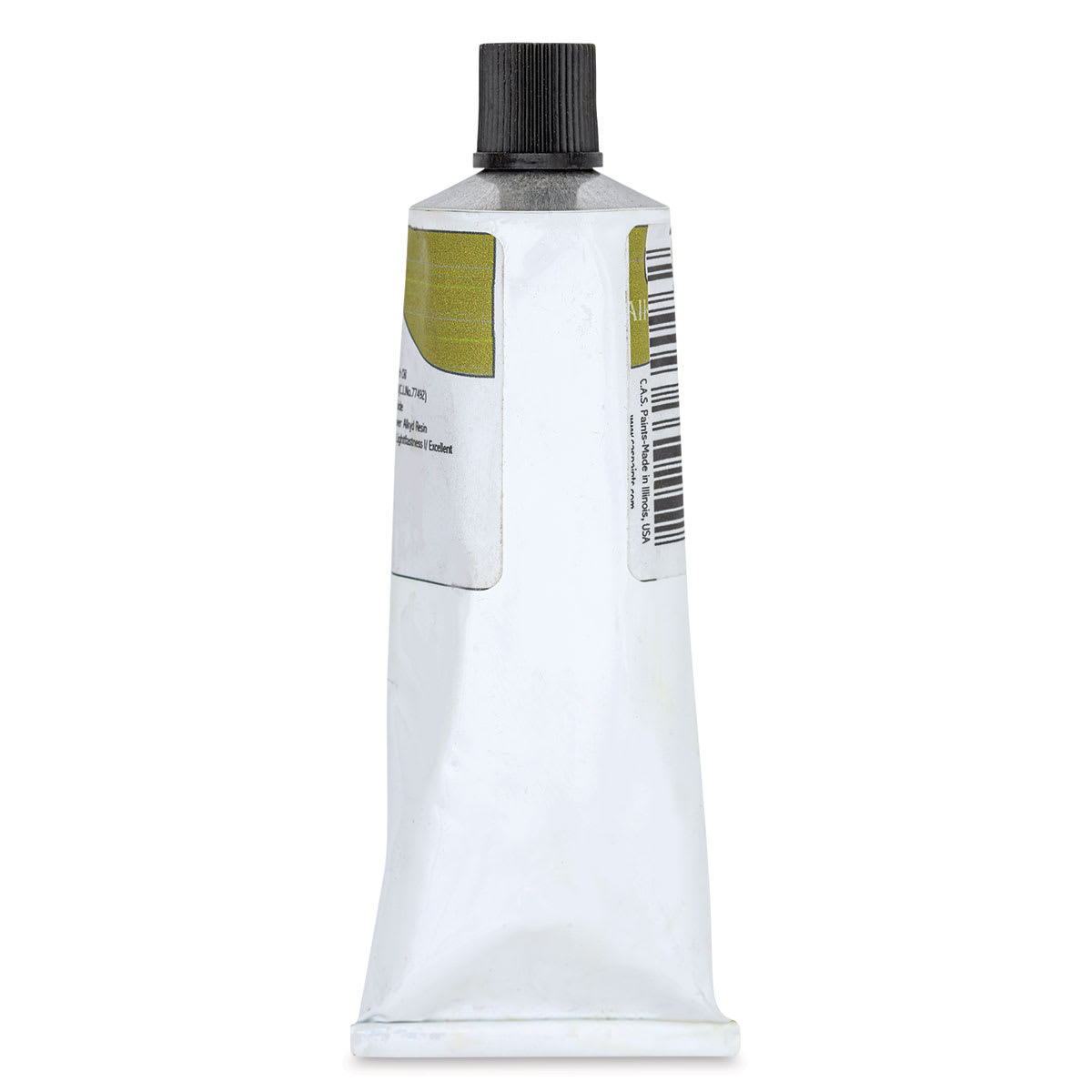 CAS AlkydPro Fast-Drying Alkyd Oil Color - Raw Sienna, 120 ml tube back