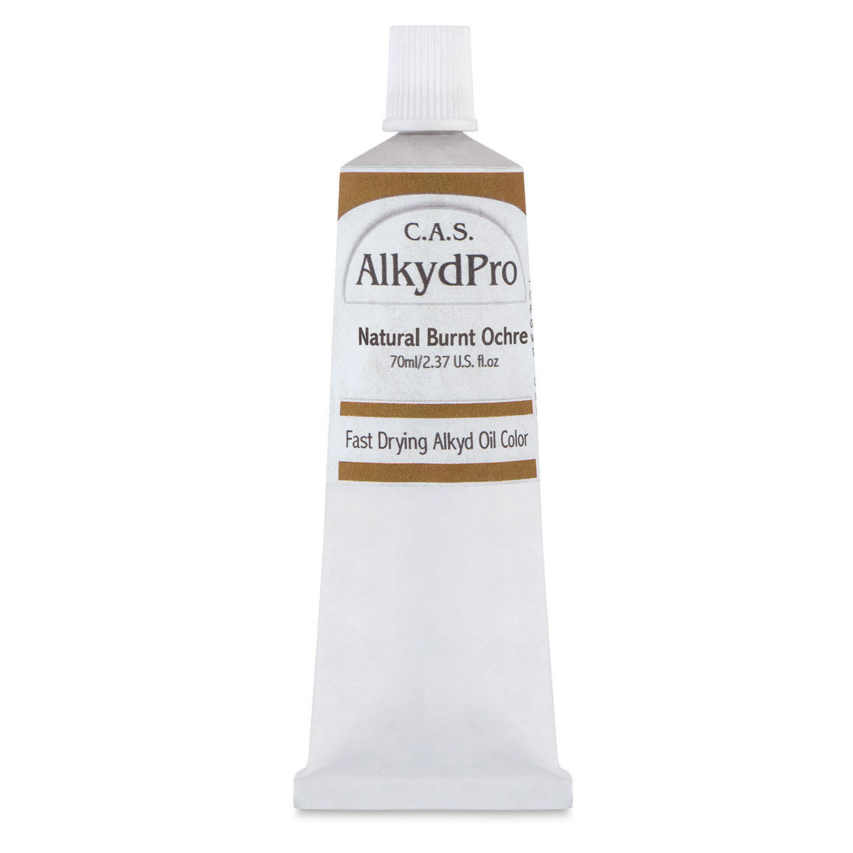 CAS AlkydPro Fast-Drying Alkyd Oil Color - Natural Burnt Ochre, 70 ml tube
