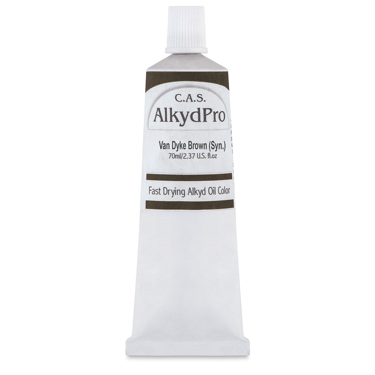 CAS AlkydPro Fast-Drying Alkyd Oil Color - Van Dyke Brown (Synthetic), 70 ml tube
