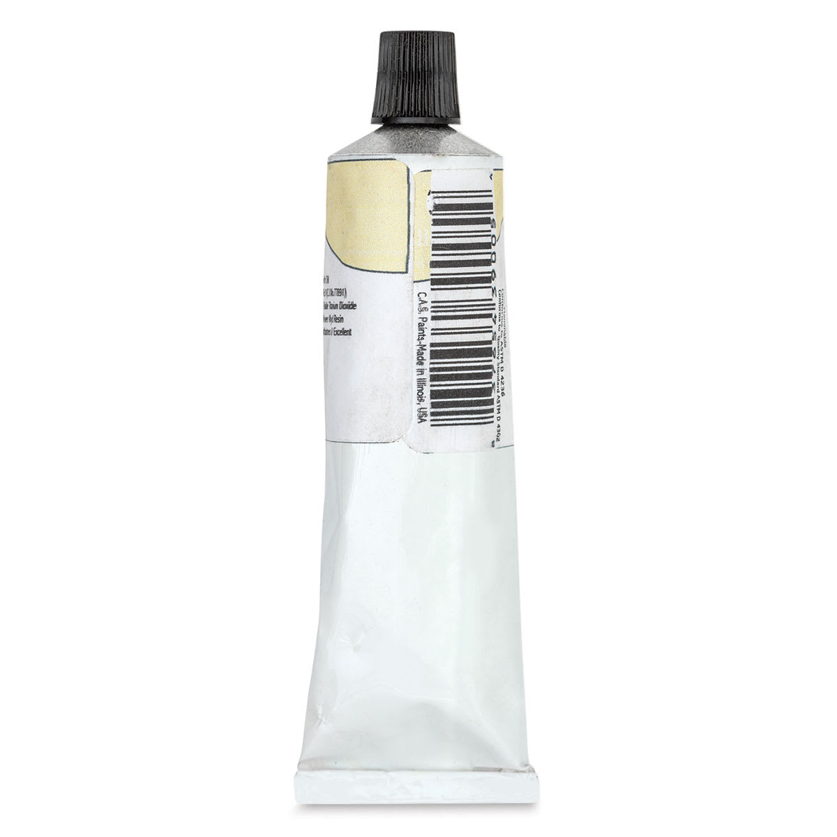CAS AlkydPro Fast-Drying Alkyd Oil Color - Buff Titanium, 70 ml tube back