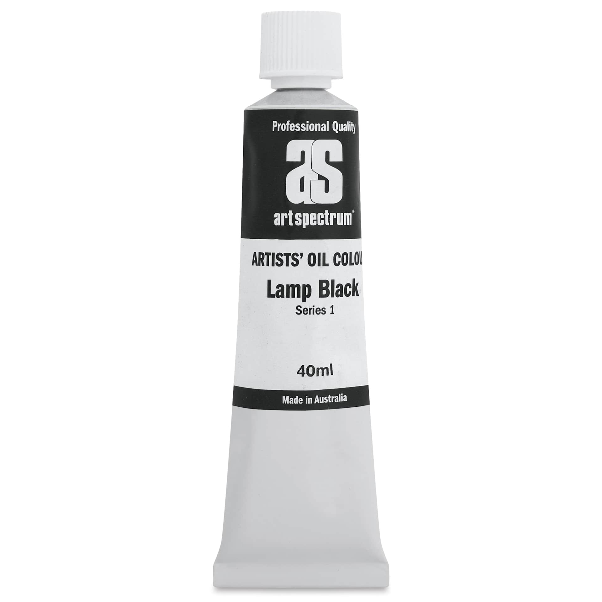 Art Spectrum Artists' Oil Paint - Lamp Black, 40 ml
