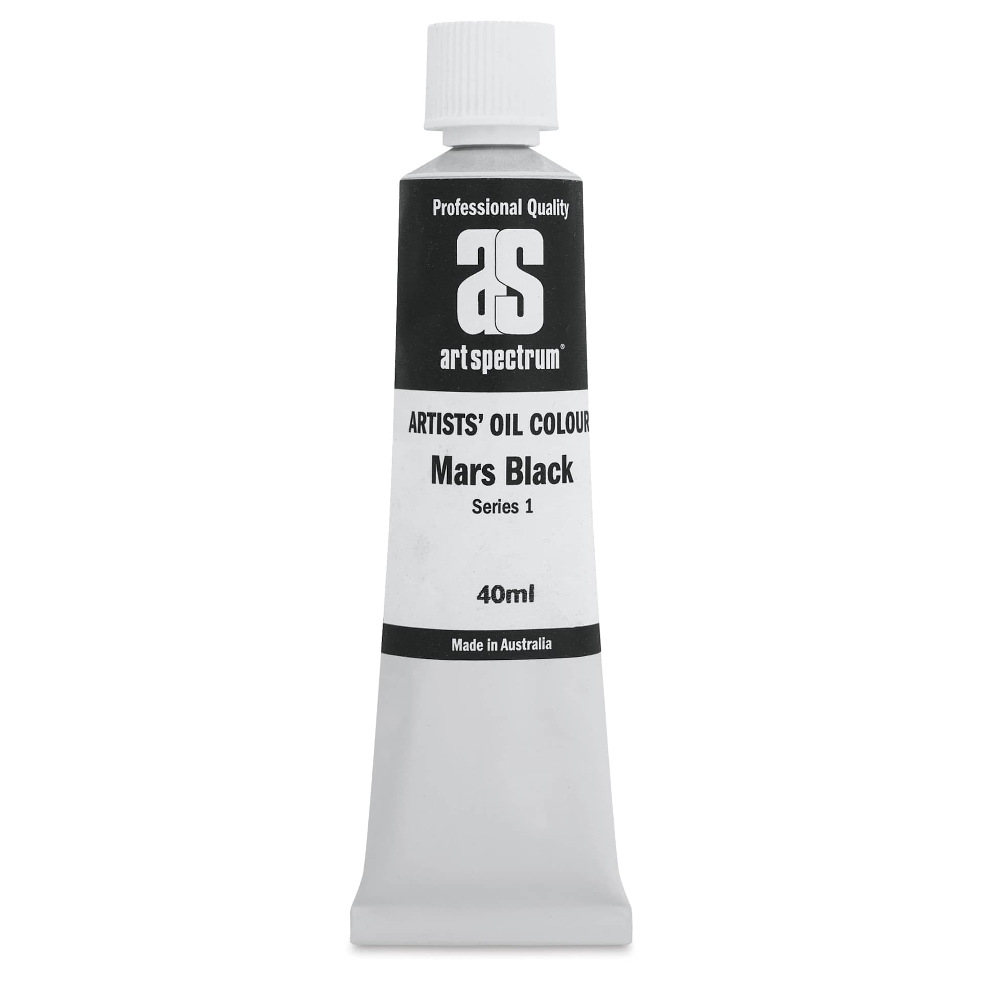 Art Spectrum Artists' Oil Paint - Mars Black, 40 ml