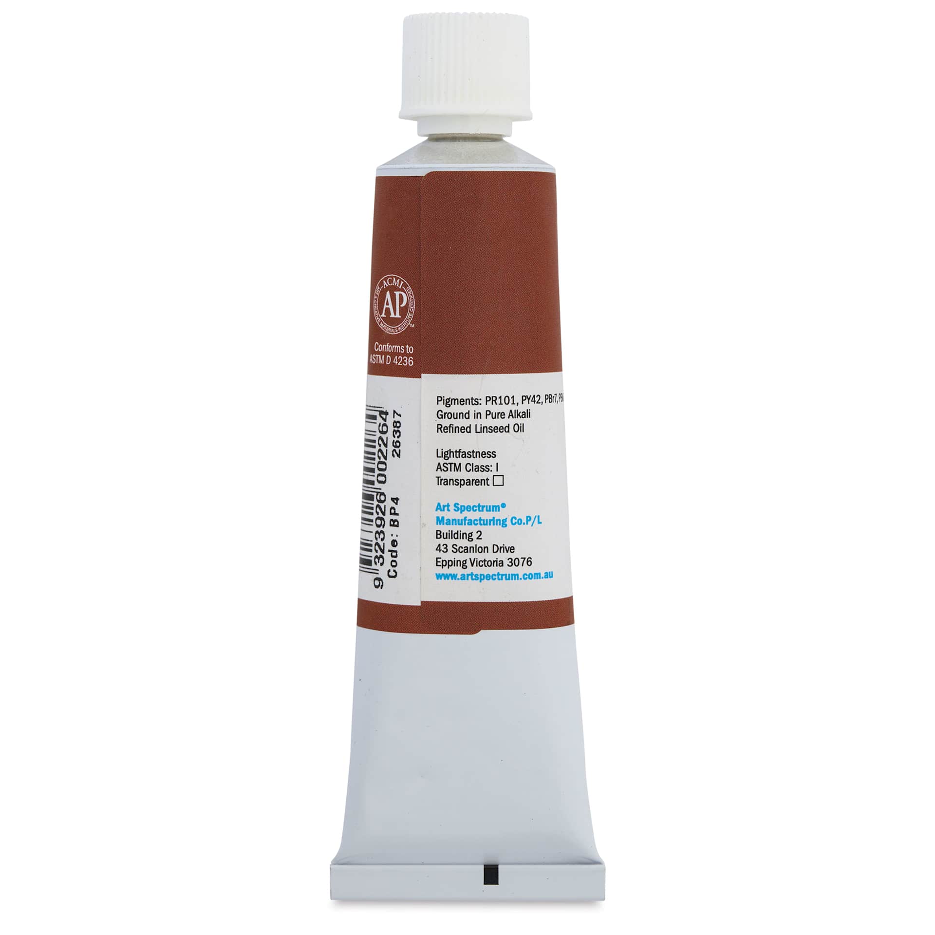 Art Spectrum Artists' Oil Paint - Brown Pink, 40 ml back