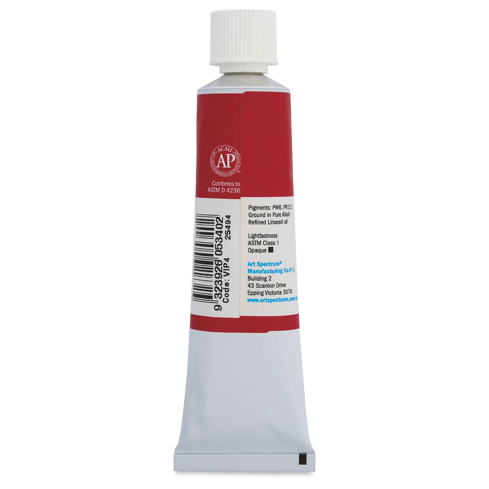 Art Spectrum Artists' Oil Paint - Vibrant Pink, 40 ml back