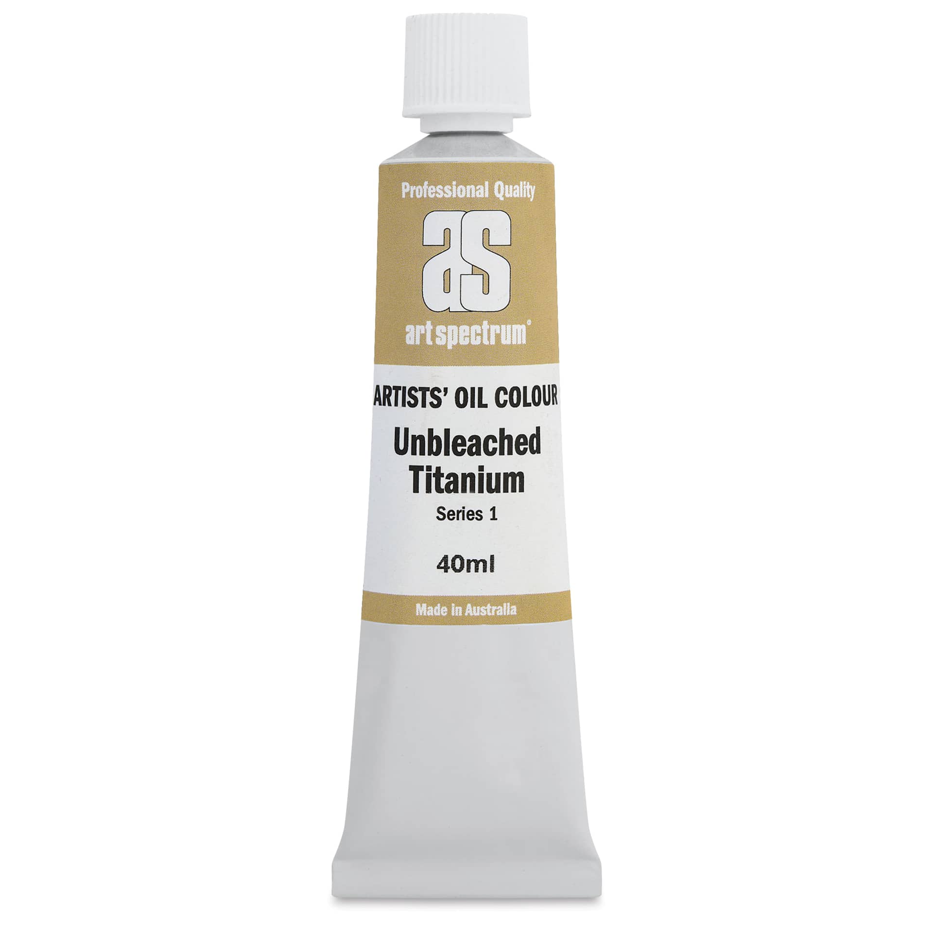 Art Spectrum Artists' Oil Paint - Unbleached Titanium, 40 ml
