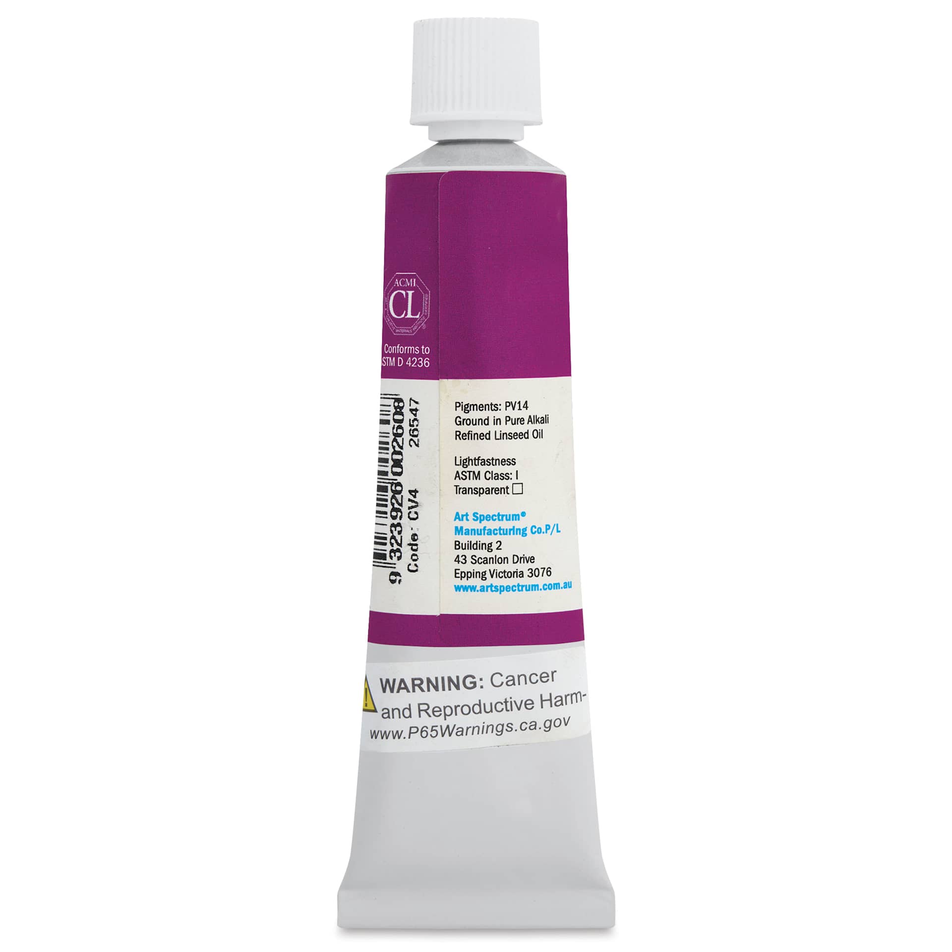 Art Spectrum Artists' Oil Paint - Cobalt Violet, 40 ml back