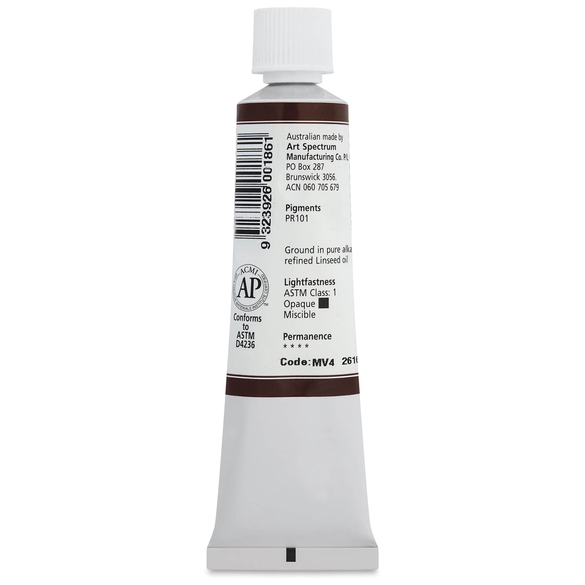 Art Spectrum Artists' Oil Paint - Mars Violet, 40 ml back