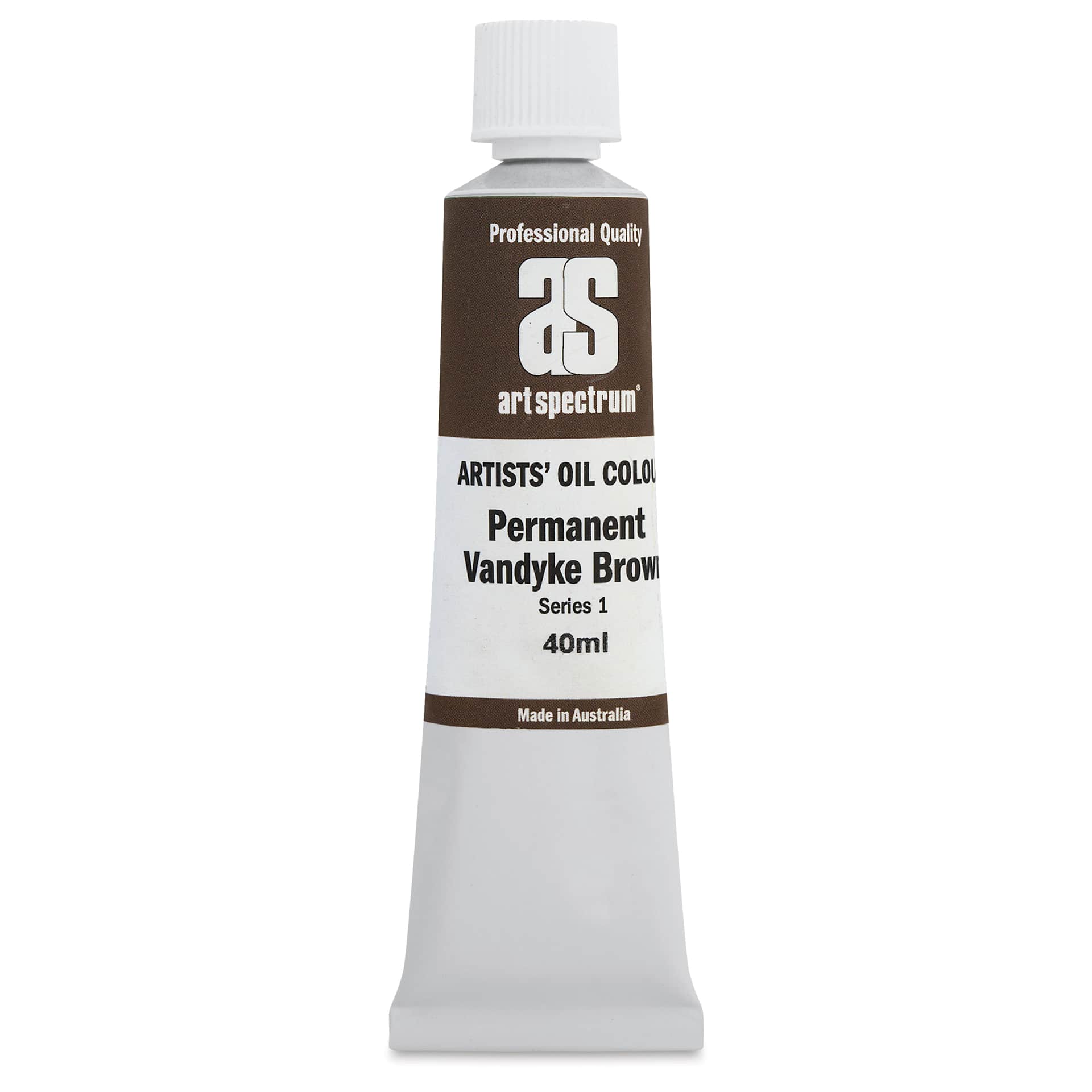 Art Spectrum Artists' Oil Paint - Permanent Vandyke Brown, 40 ml