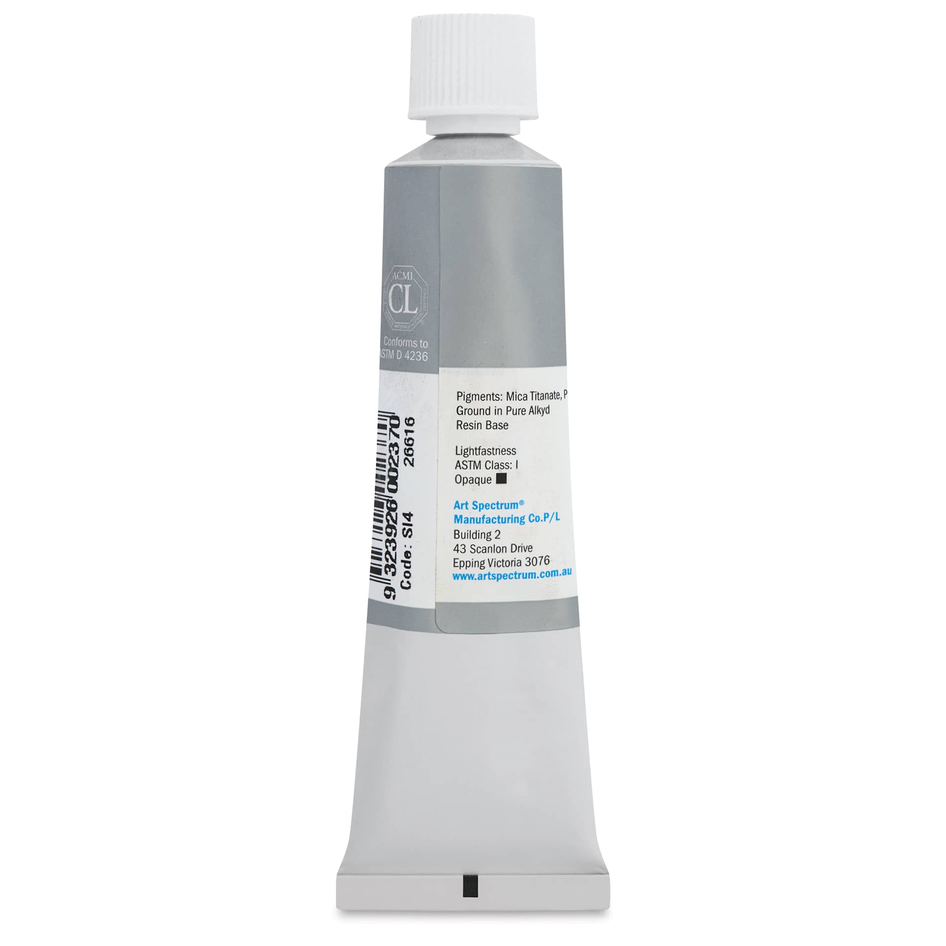 Art Spectrum Artists' Oil Paint - Silver, 40 ml back