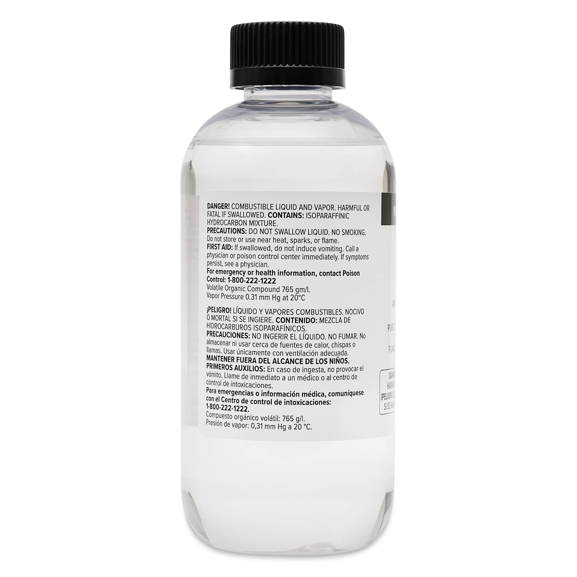 Utrecht NOOD 2 Odorless Thinner - 250 ml side of bottle