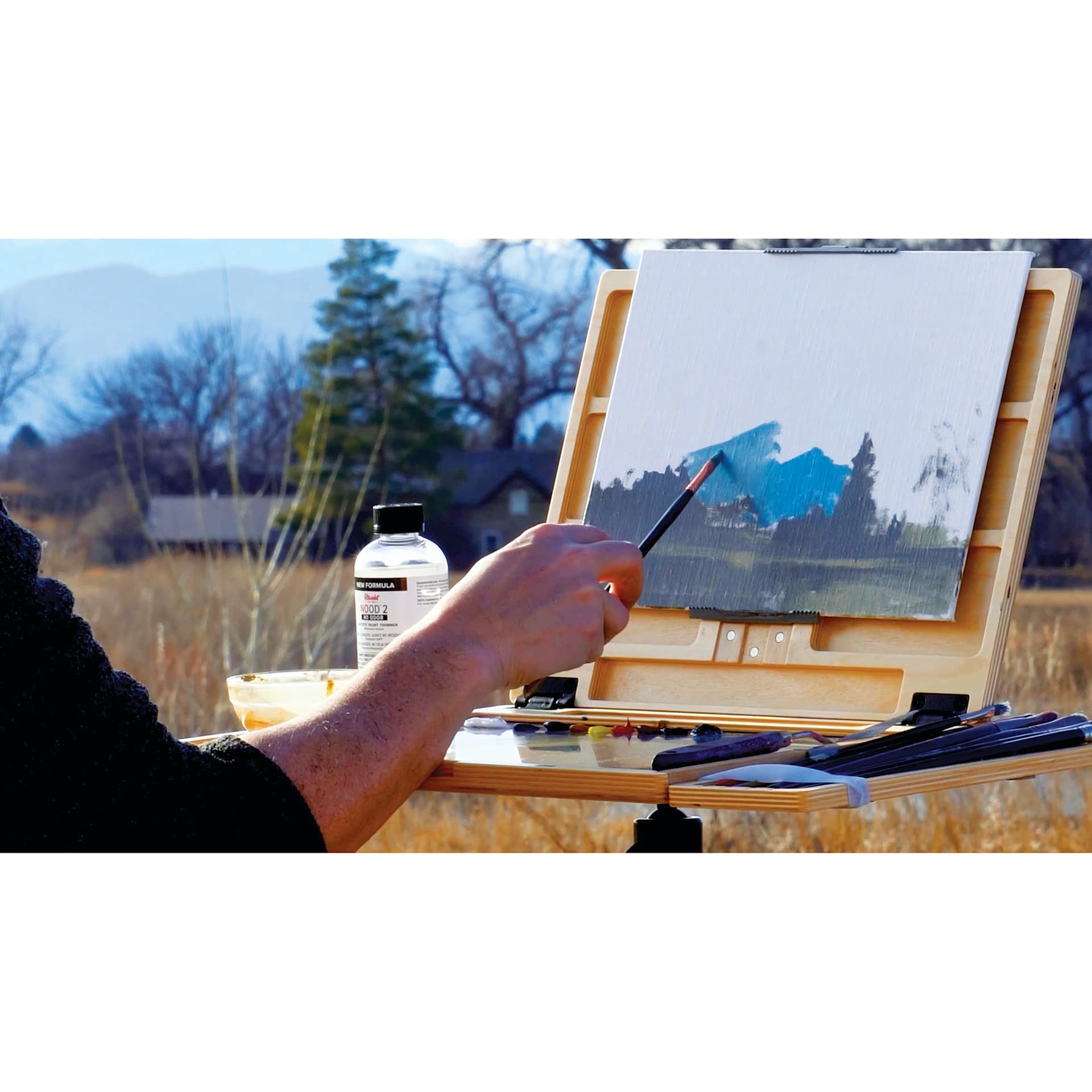 Utrecht NOOD 2 Odorless Thinner, plein air painting