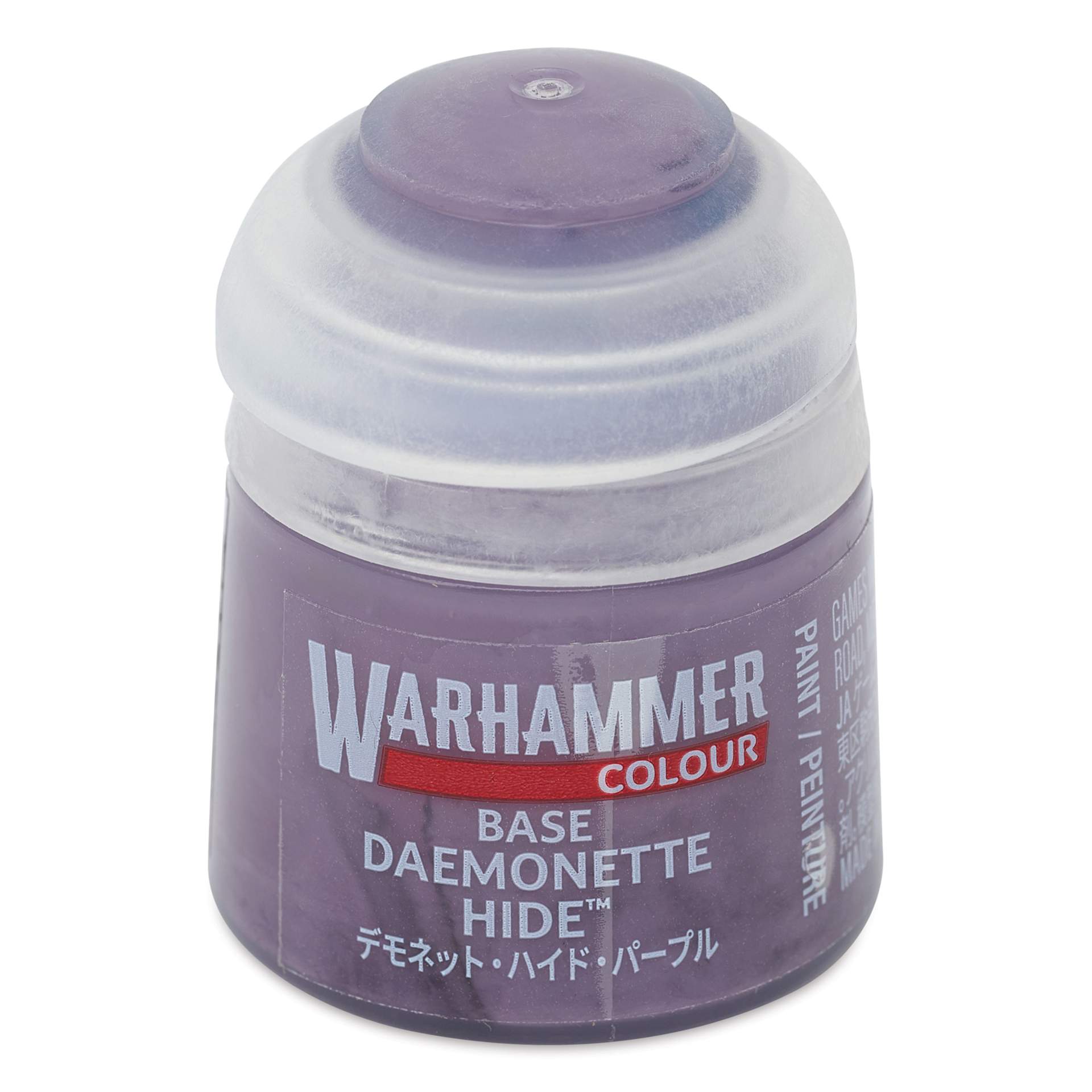 Warhammer Base Acrylic Paint - Daemonette Hide, 12 ml jar